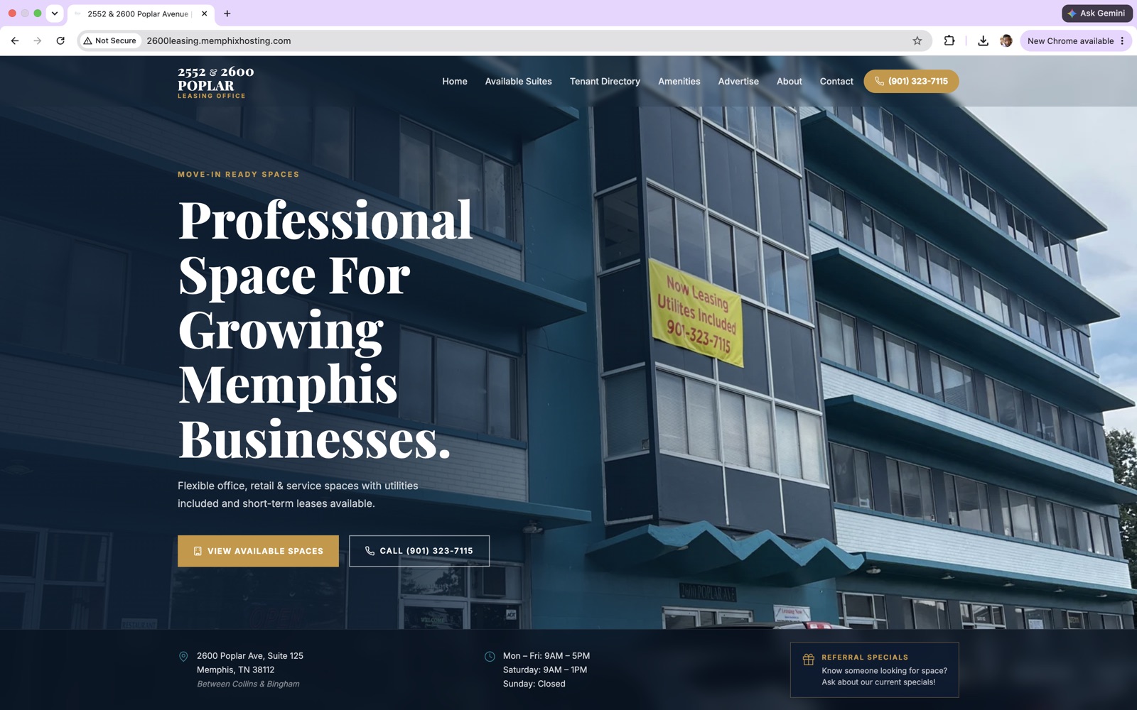 Website built by Memphix