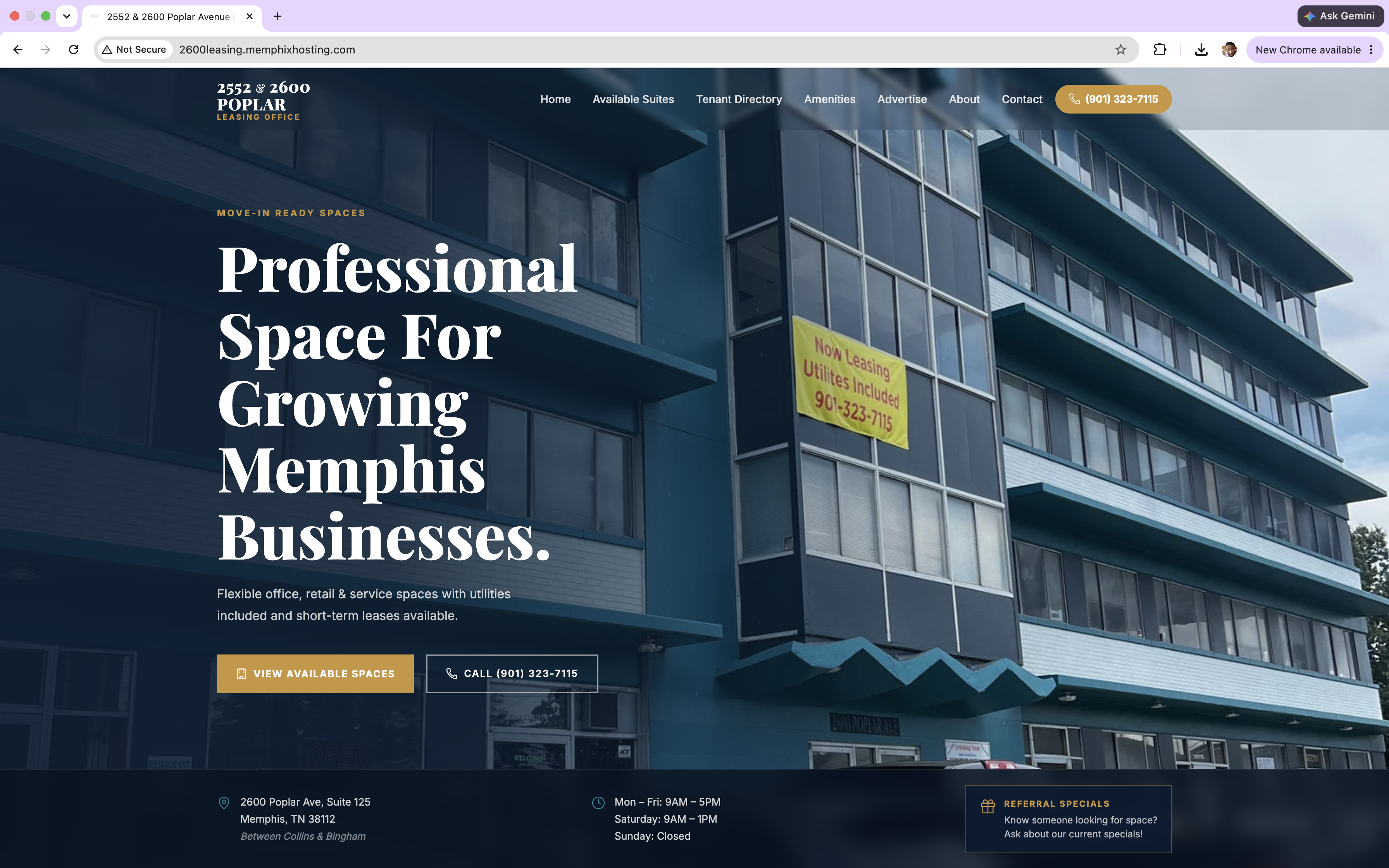 Website built by Memphix