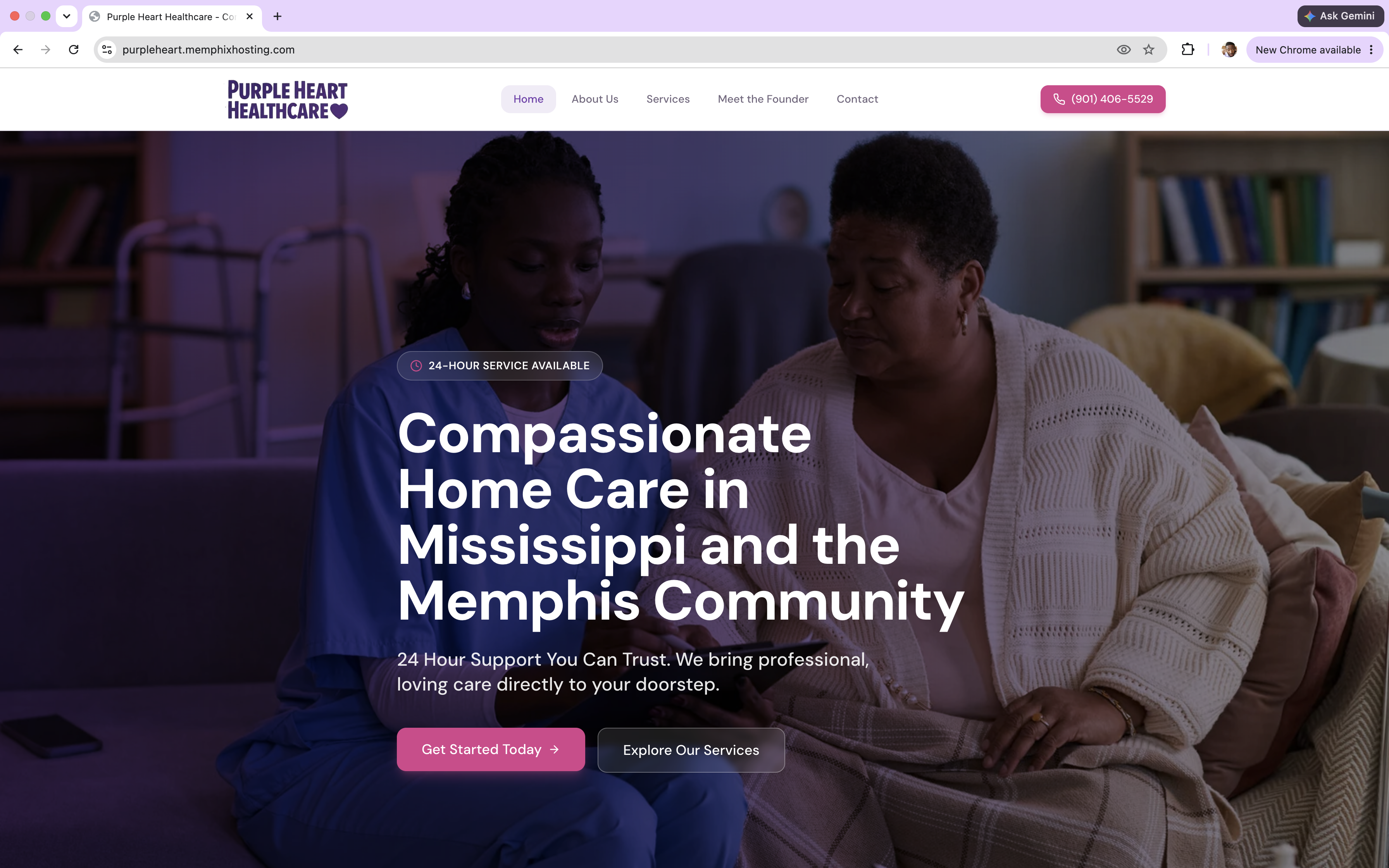 Purple Heart CNA website